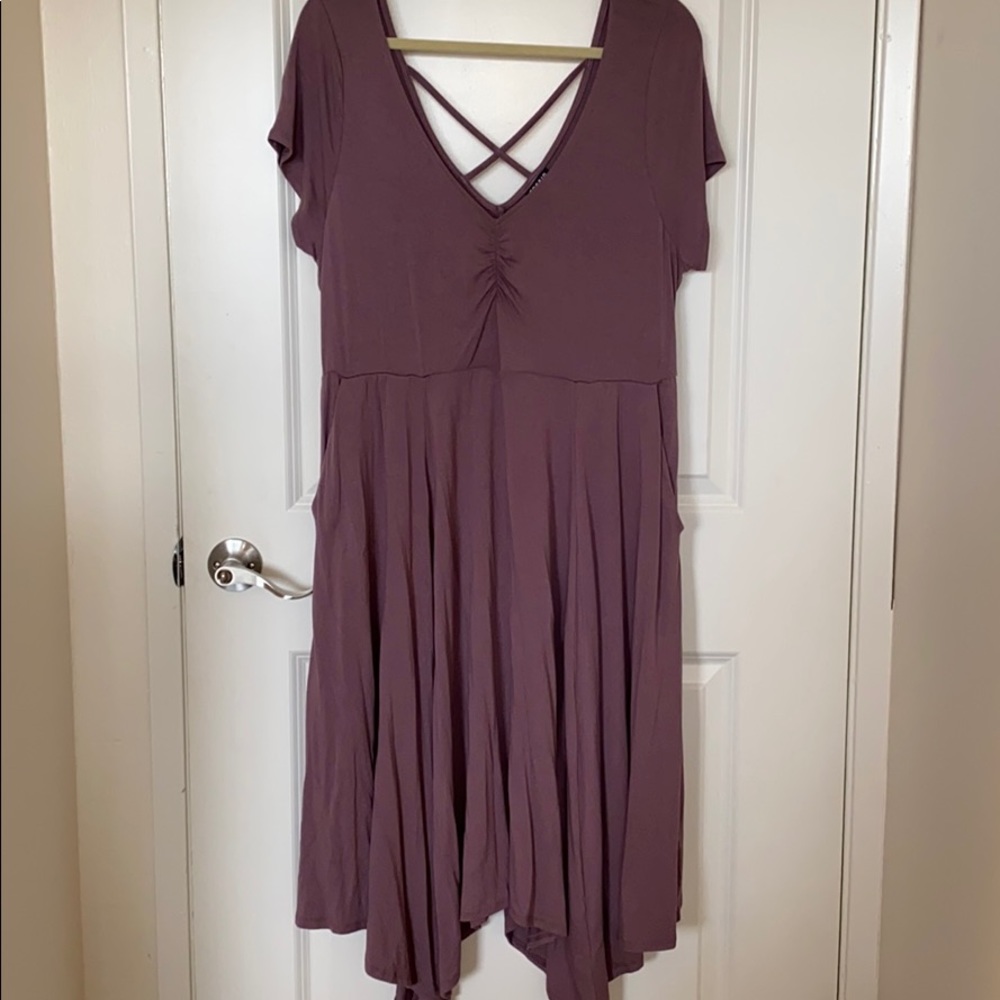 Torrid Mauve Skater Dress